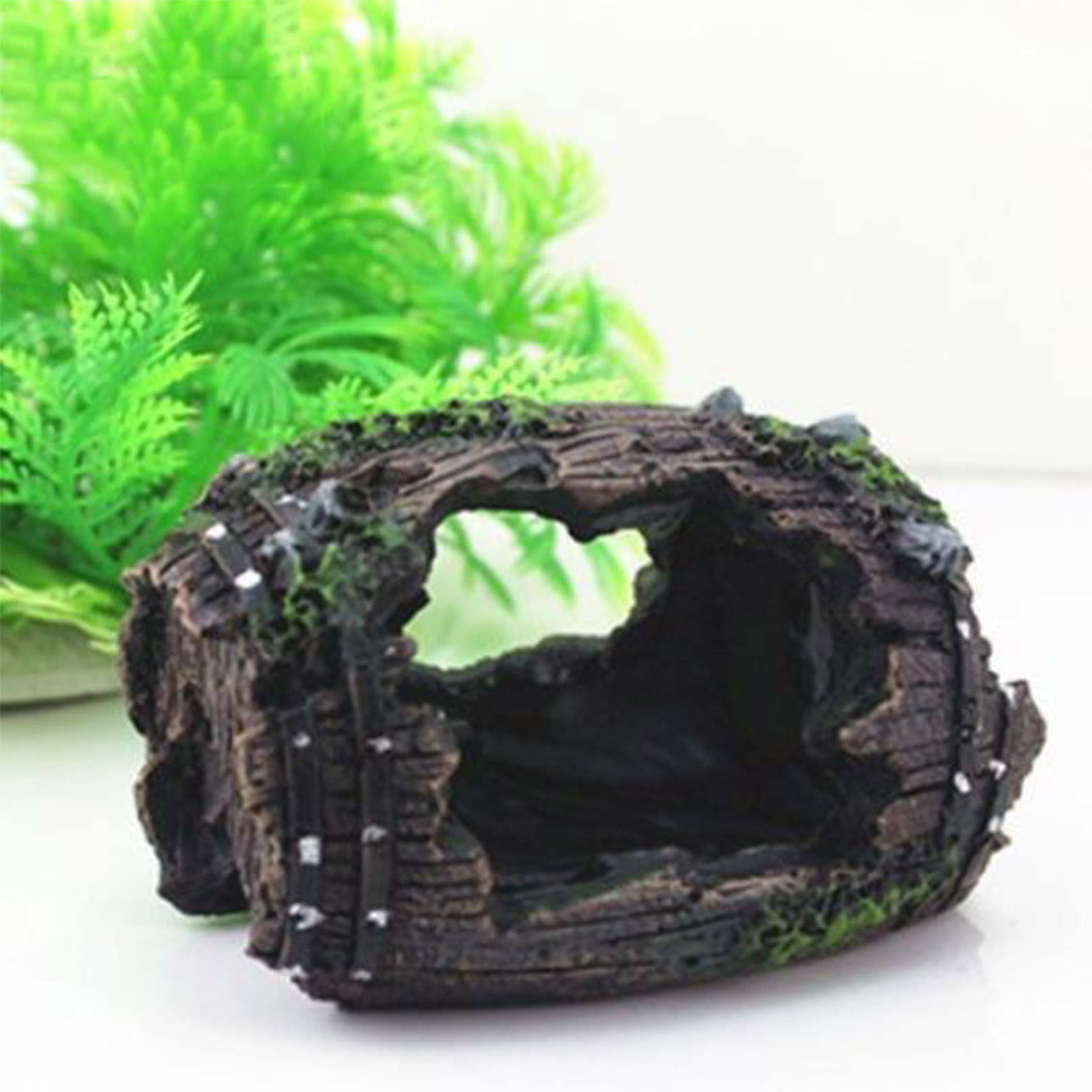 Aquarium Planted Tree - Aquarium Ornament Hollow Hole Log Tree