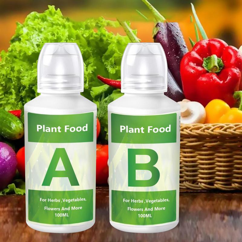 Aquarium Plant Liquid Fertilizer - Hydroponic Plant Nutrient Solution 2Pcs/Box A