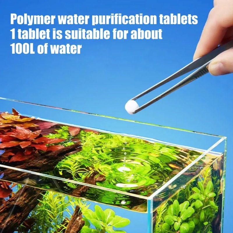 Aquatic Water Purification Tab - огляд і ціна Aquarium Plant Yellowing