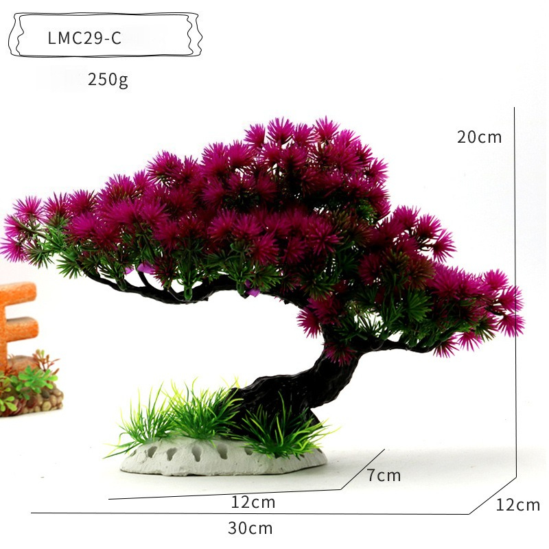 Plastic Water Plants Aquarium  - огляд і ціна Aquarium Planted Tree