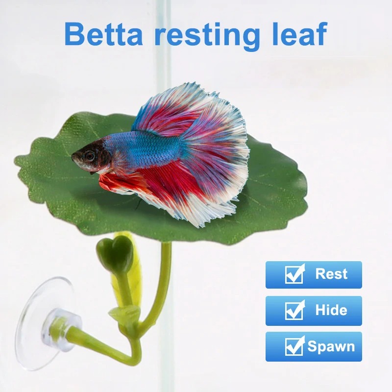 Artificial Betta Leaf Hammock  - огляд і ціна Aquarium Planted Tree