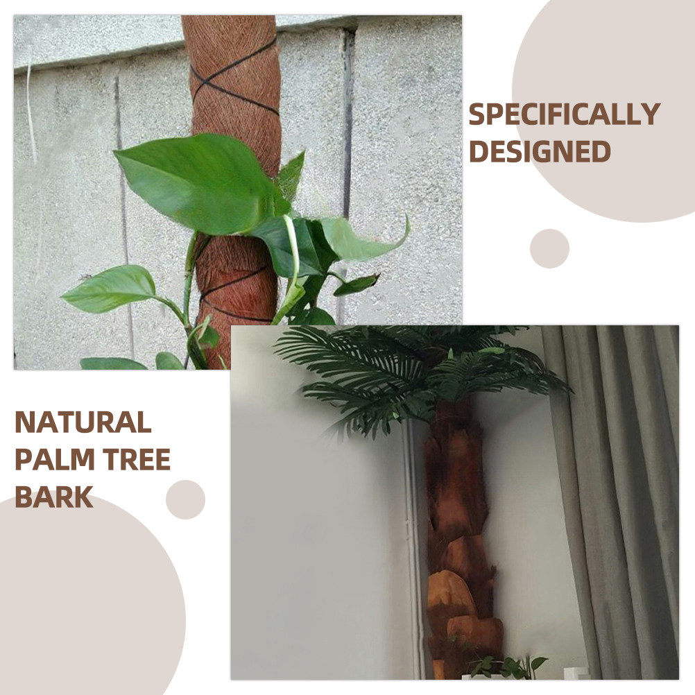 5Pcs Vivid Palm Tree Bark Real - огляд і ціна Aquarium Planted Background