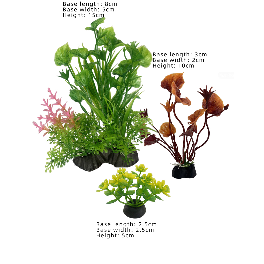 3Pcs Artificial Aquarium Plant - огляд і ціна Aquarium Plant Yellowing
