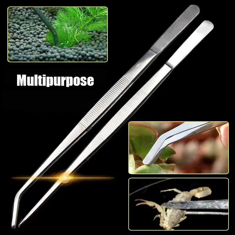 48cm Stainless Steel Tweezers  - огляд і ціна Planted Aquarium Maintenance Kit
